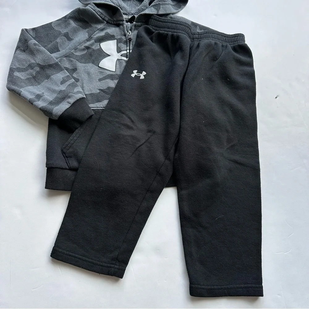 Under Armour Fury Camo Long-Sleeve Hoodie and Pants Set